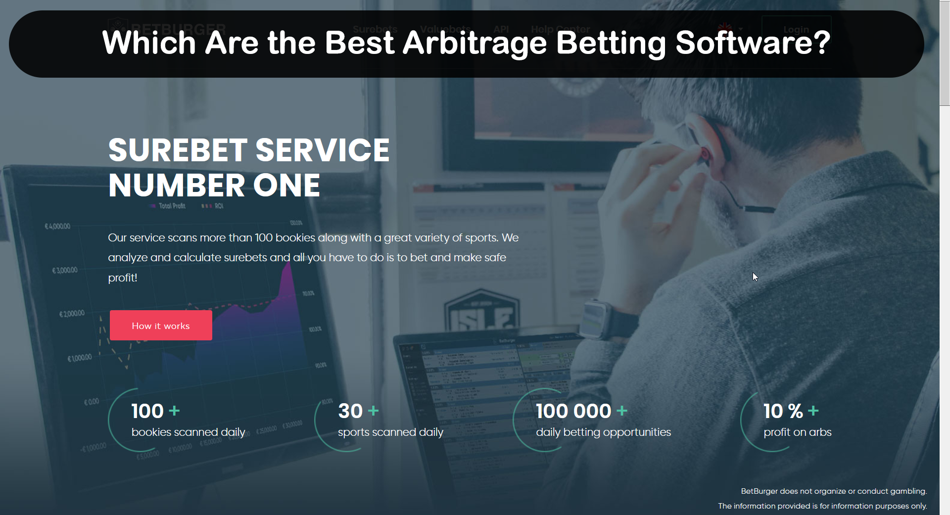 Best Arbitrage Betting Software: (6 Categories 24 Arbitrage Betting Software)