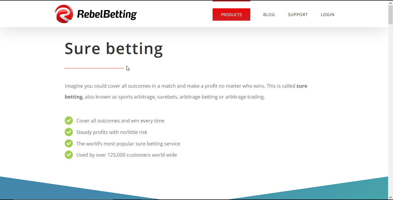 RebelBetting Best Prematch Arbitrage Betting Software